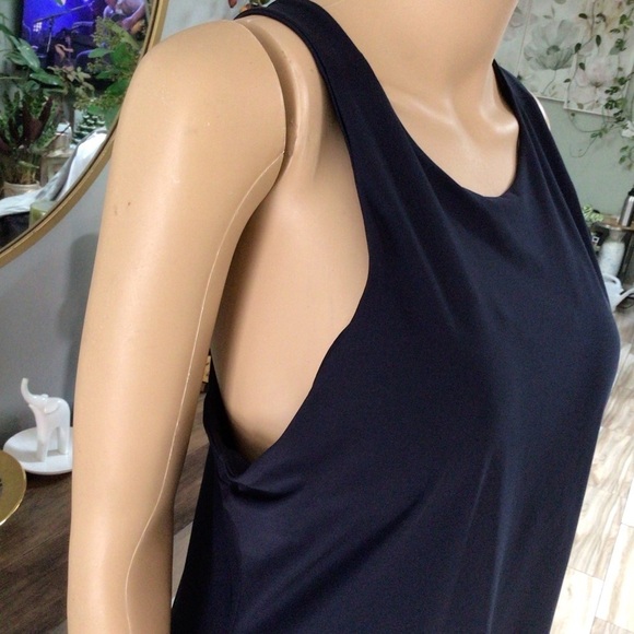 Etonic W Flouce Hem Active With Built Bra Navy Blue Sports Dress Size Large NWT - Picture 2 of 10